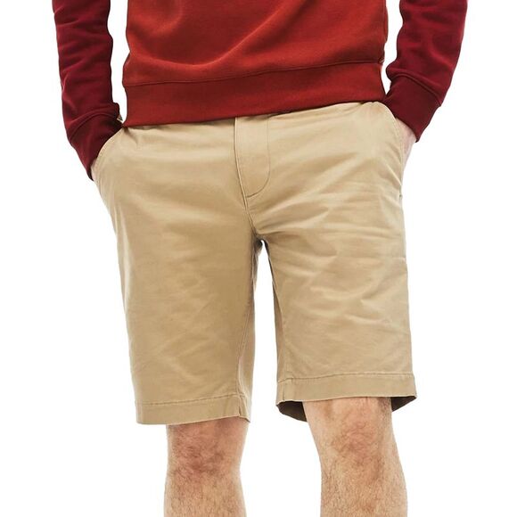 Lacoste Mens Cotton Stretch Slim Casual Shorts / Beige